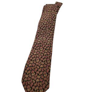 Christian Dior Mens Tie 100% Silk Paisley Design Monsieur 3" Wide 52" Wide